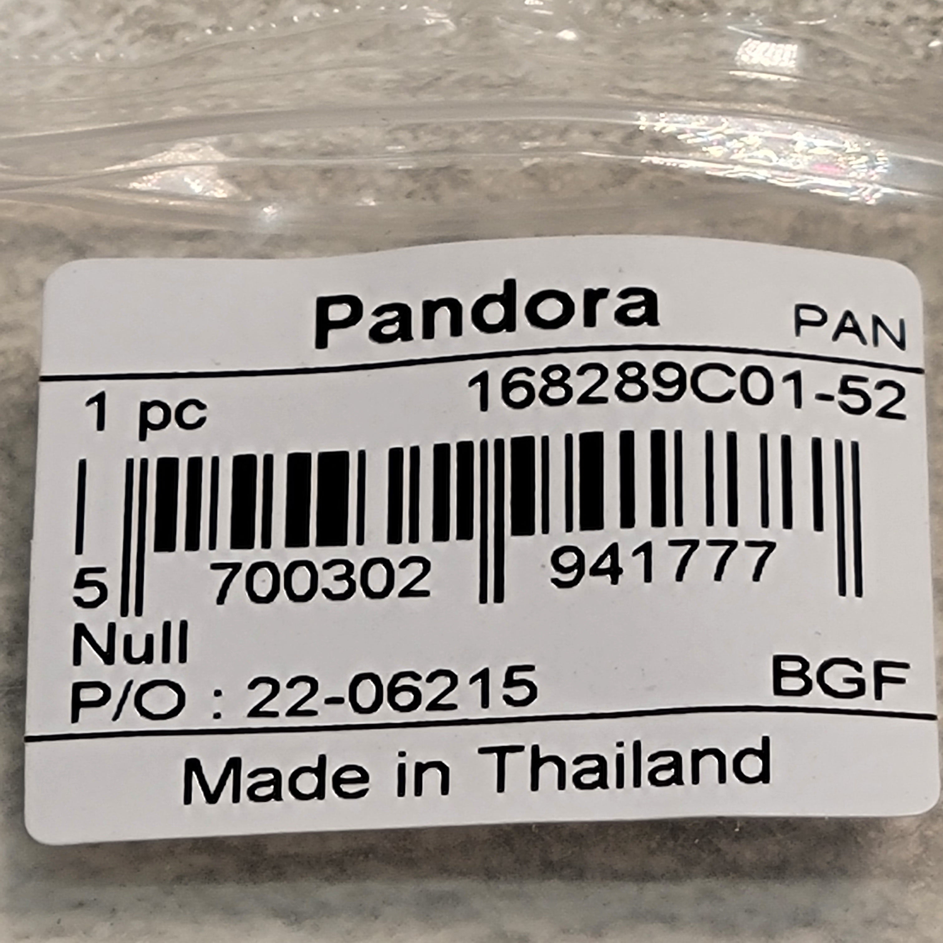 PANDORA Clear Sparkling Crown Solitaire Ring, Sz 6 (7834417758446)